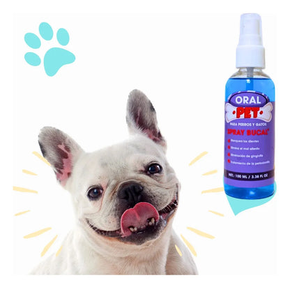 Spray Bucal para Mascotas | Elimina el Mal Aliento sin Cepillado
